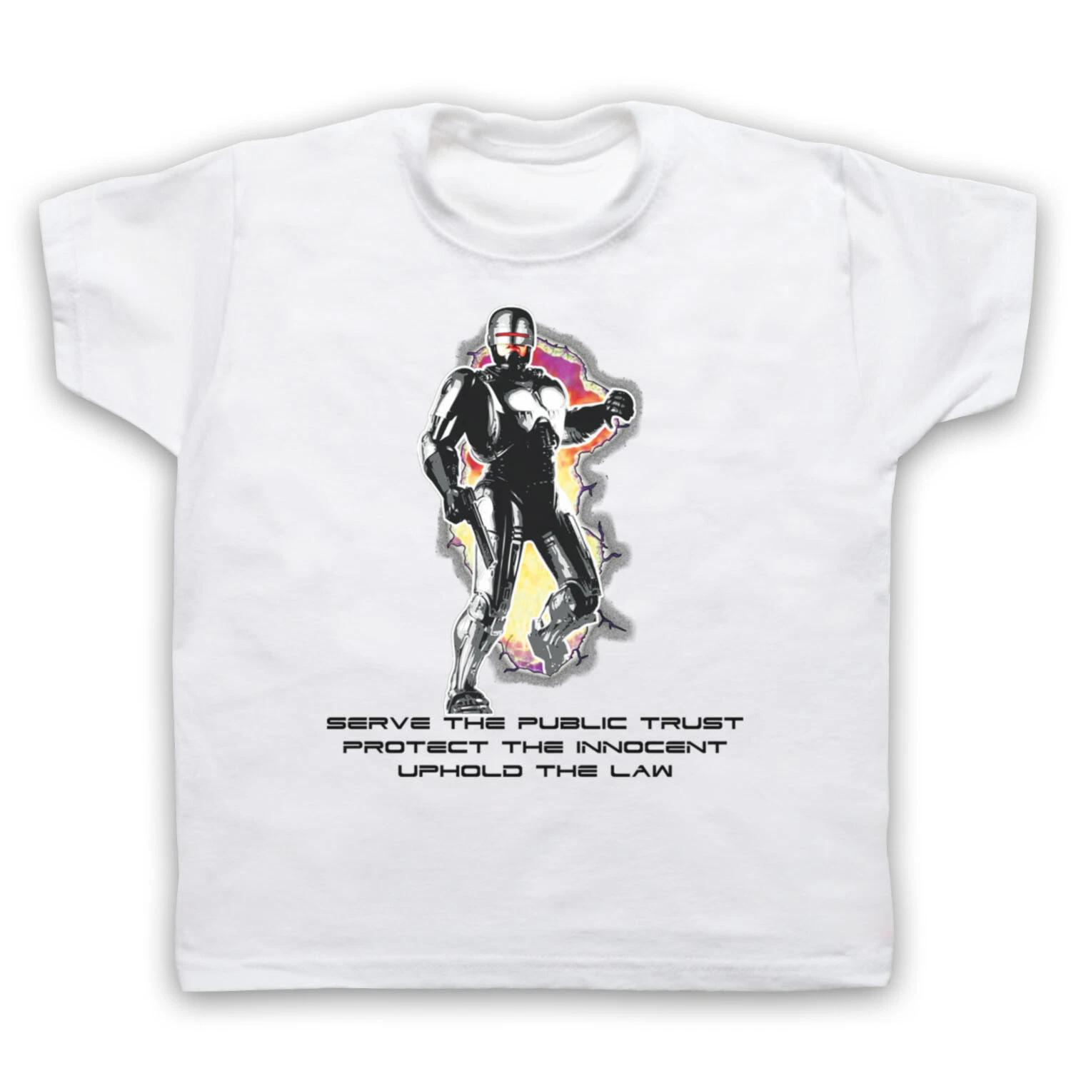 PRIME DIRECTIVES UNOFFICIAL ROBOCOP SERVE PROTECT LAW KIDS CHILDS Boys Baby Children T-shirt 100