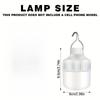LED Light Bulb USB Rechargeable Hanging Tent Light Portable Emergency Lantern Outdoor Light Bulb For Camping/Garden/BBQ/Outage