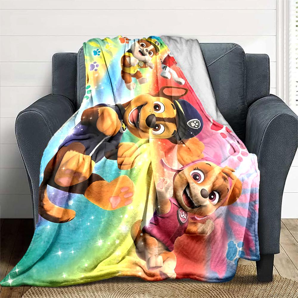 1pc Paw Paw21 Blanket, Gift, for Men and Women, Soft Blanket, Good for Sofa Bed Couch Travel, Lightweight Flannel Blanket
