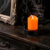 Halloween Party Prop Candle Light, LED Skeleton Hand Decoration with Flickering Dark Theme Decor Flame, Spooky Tabletop for Haunted House Horror