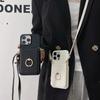 Ring Stand Phone Case For iPhone 17 Air 16 15 14 Plus 13 12 11 Pro Max Pocket Credit Card Holder Crossbody Lanyard Leather Cover