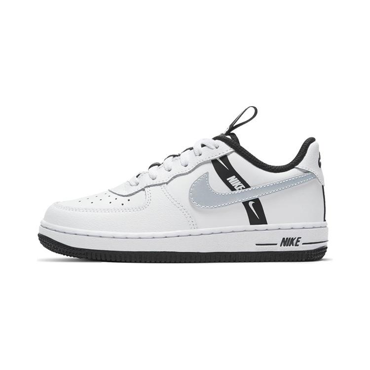(PS) Nike Force 1 LV8 KSA White Reflect Silver Kids CT4681-100 EU 28