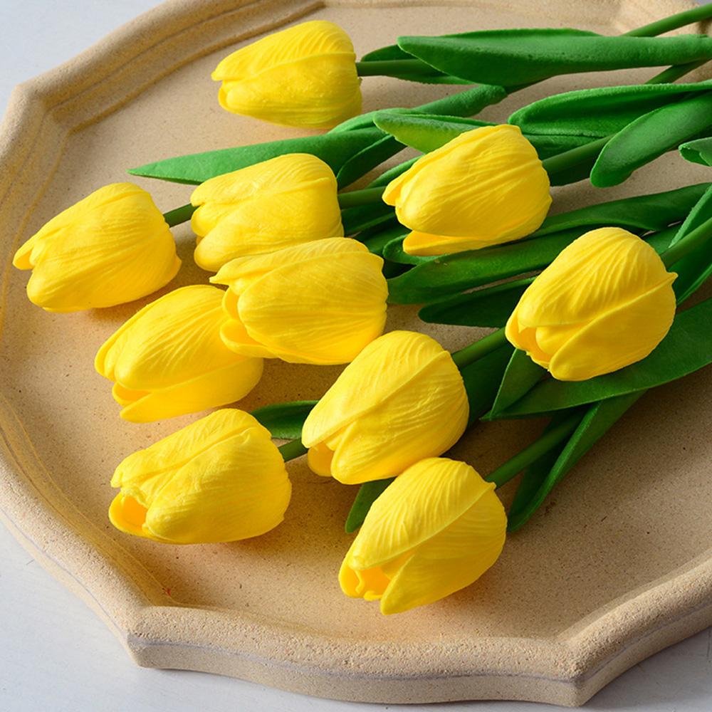 Ceramic Tulip Flower Vase Desktop Decoration Cute Flower Vase Arrangement forried Flower Living Room Decor Home Table Decor Gift
