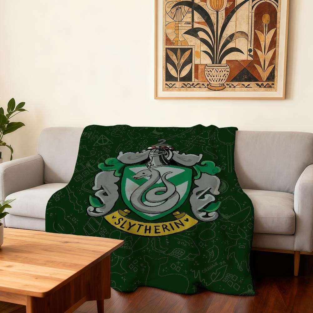 Coperta Classica Film H-Harry P-Potter Super Calda Confortevole Peluche Coperta Plaid Bambino Casa Divano Camera da Letto Regalo