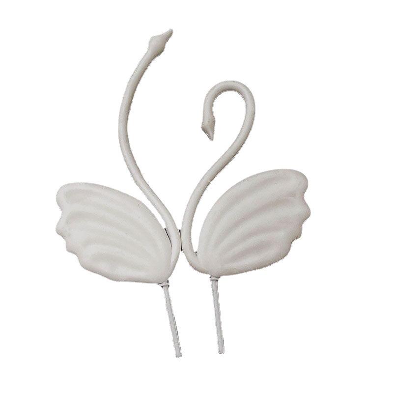 Swan Neck Fondant Cake Decorations for Valentine's/Christmas