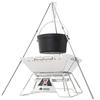 LOGOS mini tripod wide 81063125 Silver (approx.) Width 60 x Depth 52 x Height 79 cm