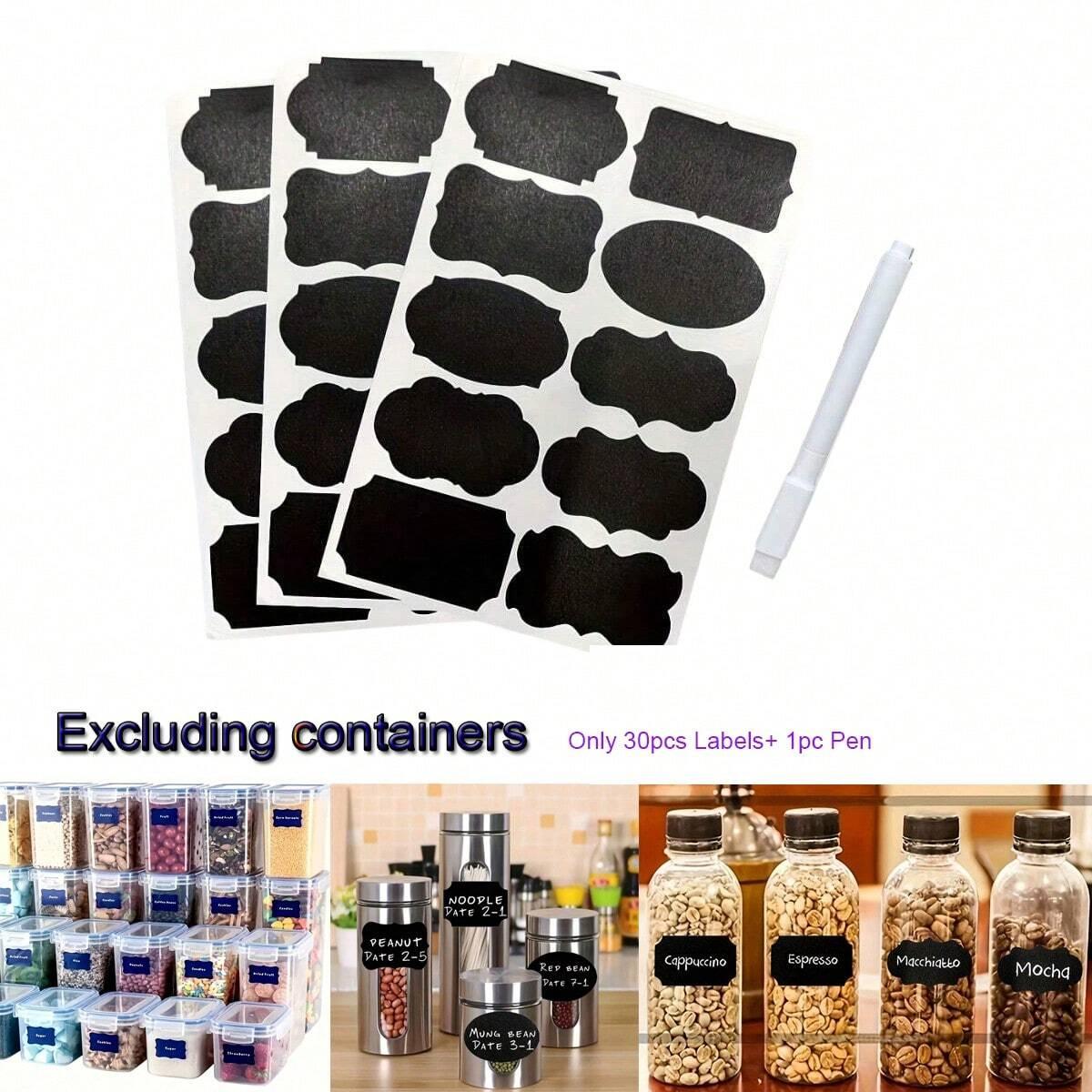 

Этикетки для хранения пищевых контейнеров для специй, сыра, печенья и закусок, кухонное хранение, кухонные принадлежности без контейнера