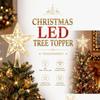 Warm White Christmas Tree Topper Transparent Lighted Tree Star Christmas Tree Decor