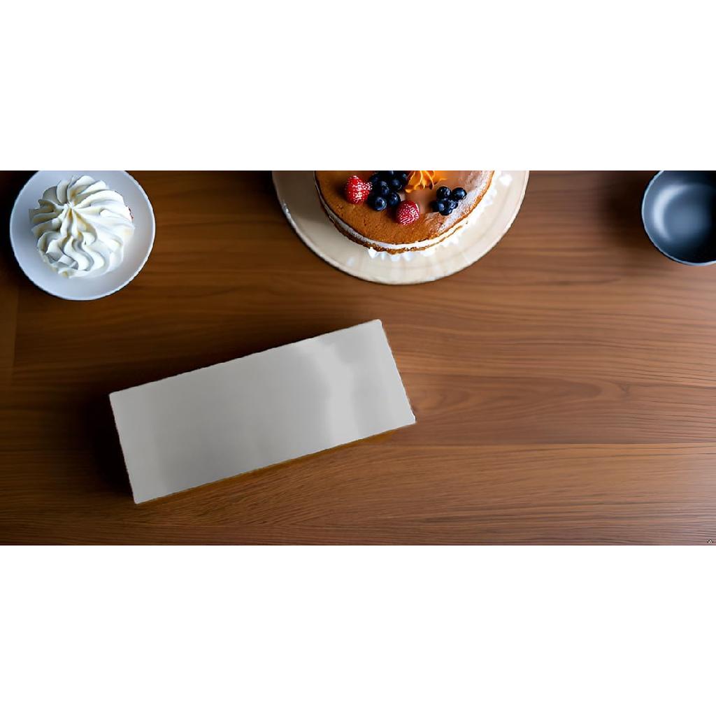 Cake Scraper Smoother 10 inch, Stainless Steel Metal Icing Smoother for Tall Cake Decorating