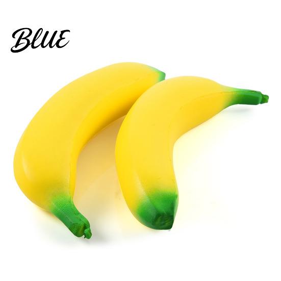 Banana Stress Toy Simulation Large Squeeze Stretchy Slow Rebound Decompression Fidget Portable Simulated Fruit Sensory Adults Relaxation