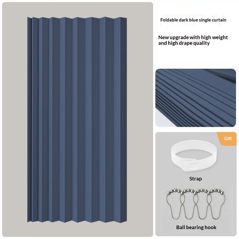 Stylish Elegant Folding Door Curtain No Punching Design Home Decor Privacy Better Space Partitioning For Kitchen Home Bedroom
