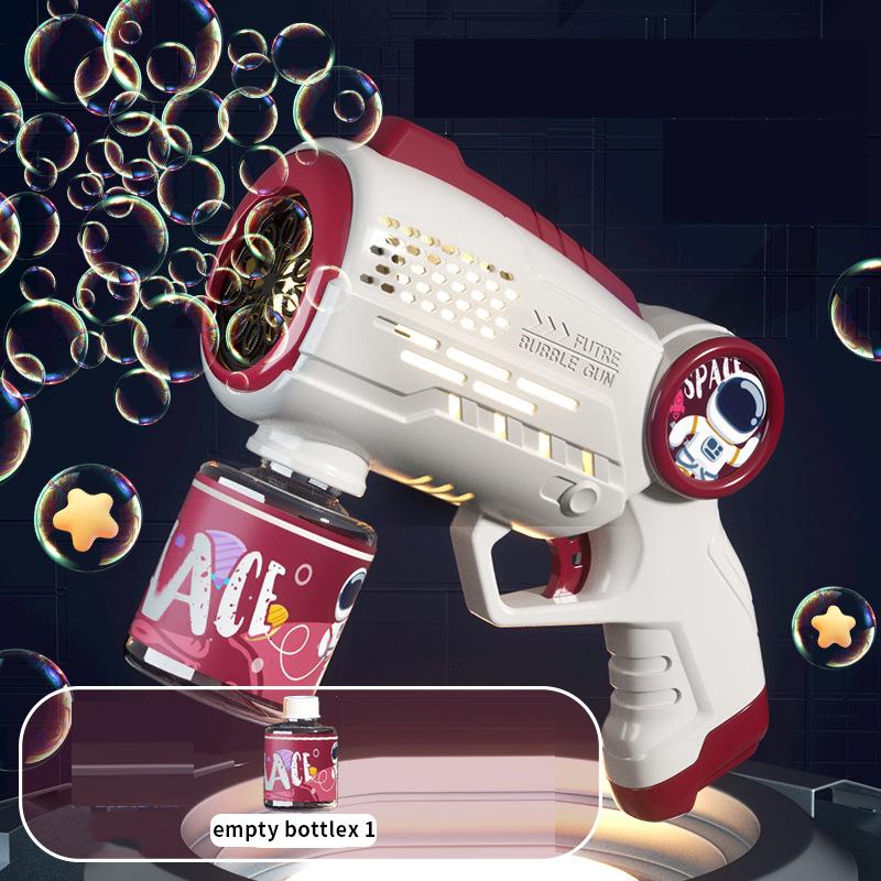 Astronaut Automa Bubble Machine for Children Bubble Gun Rocket Launcher Bubble Blower For Kids Soap Bubble Maker Summer Toys