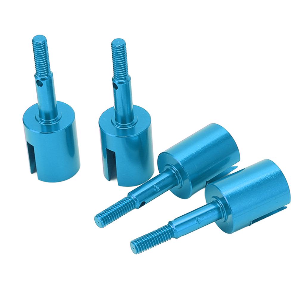 4Pcs RC Diff Cup Differential Joint Cup Aluminium Upgrade Part for Tamiya TT02 1/10 RC VehicleBlue