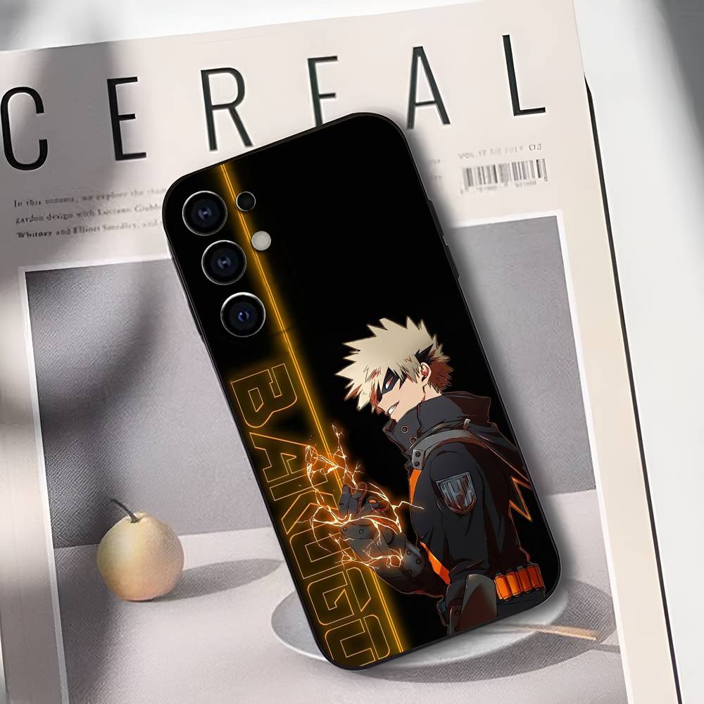 B-Bakugo A-Anime K-Katsuki Phone Case Silicone Soft For Samsung S25,S24,S21,S22,S23,S30,Ultra,S20,Plus,Fe,Lite