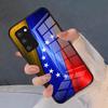 Venezuela Flag Phone Case For Samsung A25 A13 A33 5G A54 A36 A35 A56 A52 A14 Shockproof Glass Cover