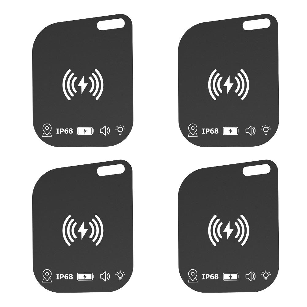 1-5PCS Wallet Tracker Card GPS Locator Smart Tag Keys Bag Finder Tracker Card Wallet GPS Locator Works for Apple Find My App