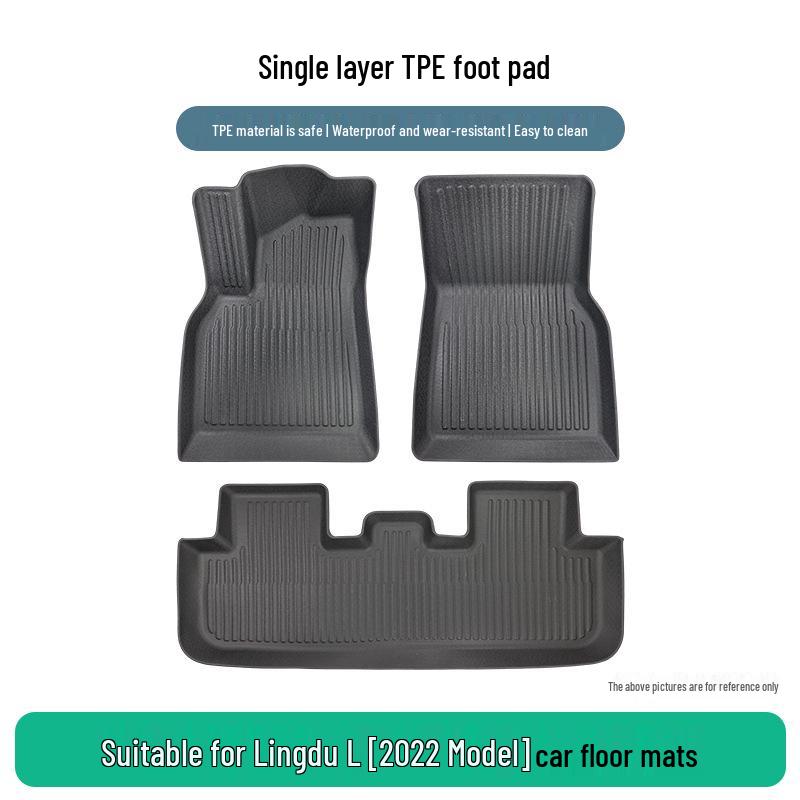 TPE Floor Mats Set for 2022 Volkswagen Lamando L - 3-Piece