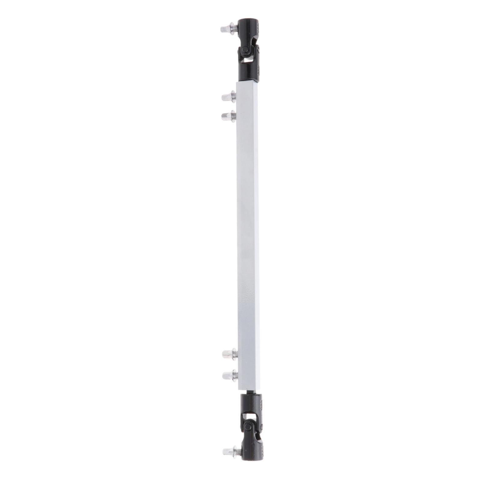 Premium Silver Double Drum Pedal Link Connecting Bar Drive Shaft Replacement