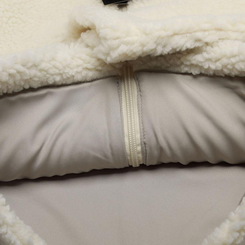 Nike Velvet Jackets Women's White Stand Collar Moderate CU6640-238