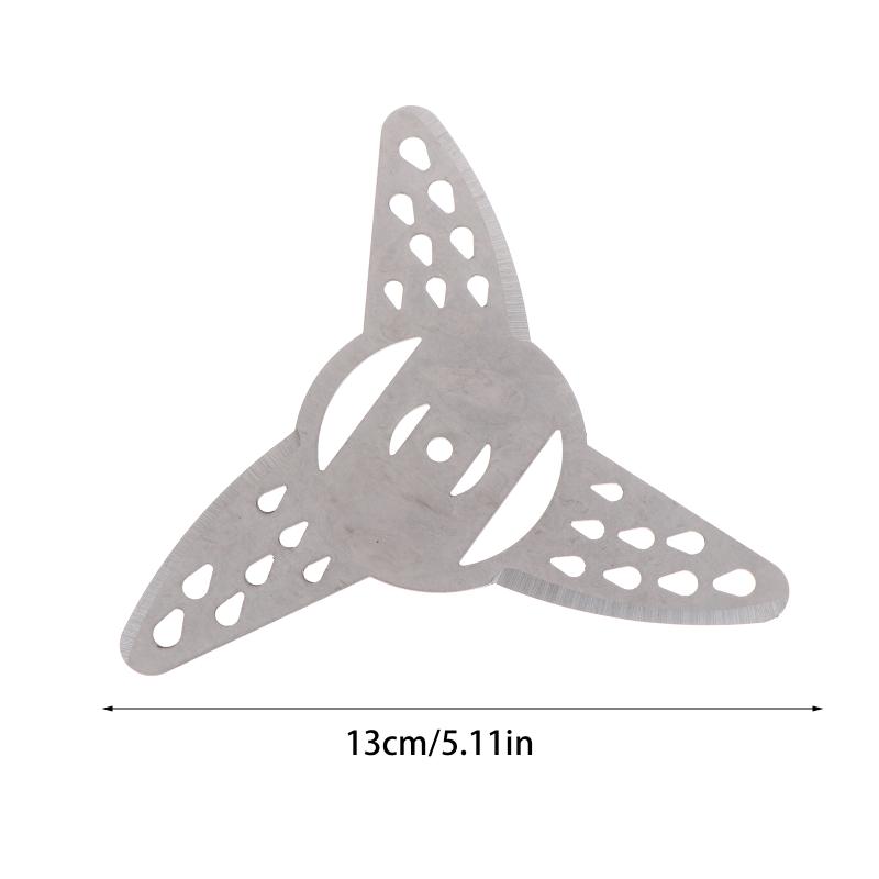 1/3/5 Pcs Metal Grass String Trimmer Brushcutter Head Blades 130mm For Electric Lawn Mower Lawnmower Parts Tool Accessories