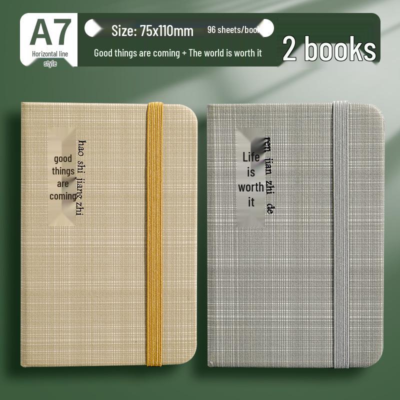 A7 Mini Pocket-Sized Notebook: Portable, Simple, and Perfect for Students