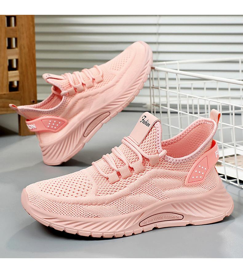 Hair Women's Shoes Autumn Sports Shoes Soft-soled Running Shoes Mesh Shoes Single Shoes KT