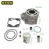 For YAMAHA Motorcycle 47.5mm Cylinder Block Piston Pin Upper Lower Head Gasket Rubber O-Ring YZ80 YZ85 Pit Dirt Bike Accessories