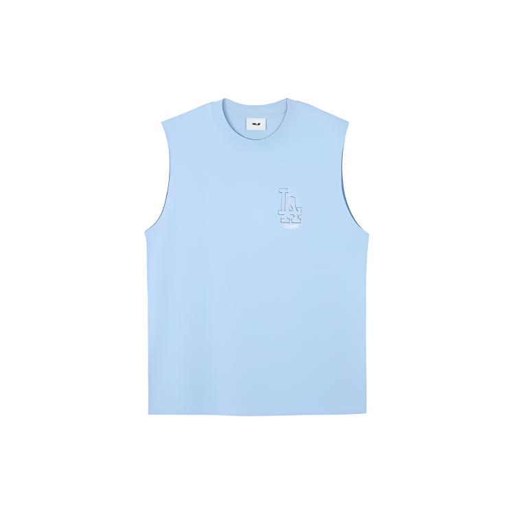New MLB SS24 Tank Tops Unisex Sky Blue 3ATKB0343-07SBS