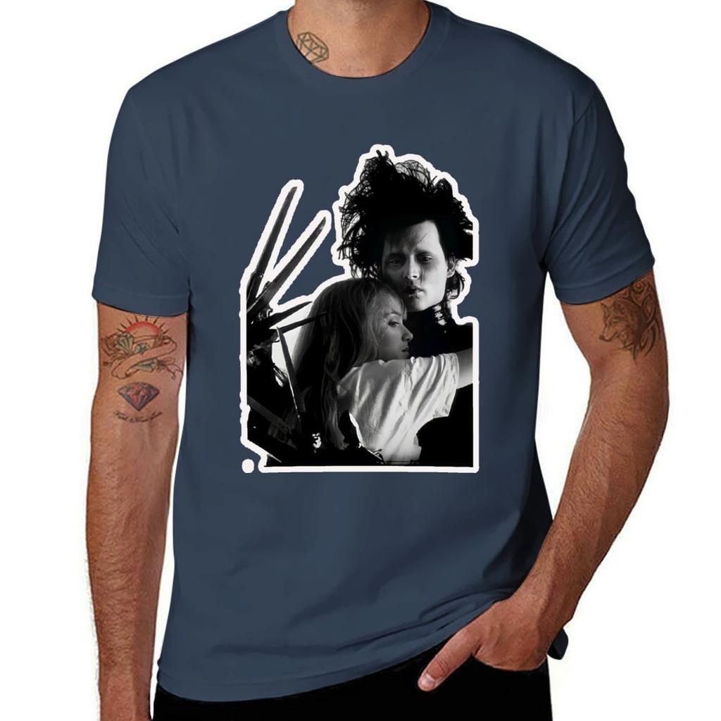 edward scissor hands and kim TShirt Big and Tall Basic Tee Shirt