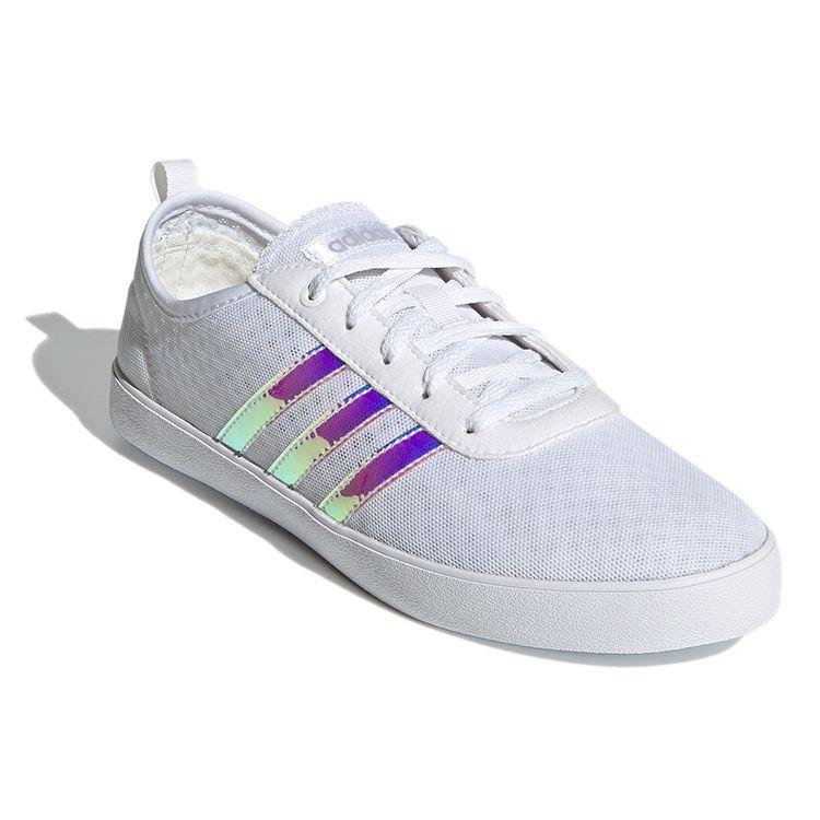 Adidas Neo Qt Vulc 2.0 Low Top Skate Shoes Women Sneakers White Laser H01223