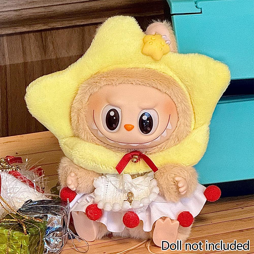 

Для 17см куклы Лабубу Одежда Модная одежда Комбинезоны Одежда для кукол Подходящее по цвету платье Аксессуары для кукол Милое украшение Маленькая одежда 02#