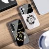 Circle New Dragon Head For Samsung A 73 72 71 A70 56 55 54 A53 52 A51 A50 42 A35 A34 33 32 31 26 25 24 23 22 30 glass phone case