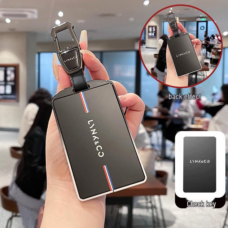 Lynk & Co 07/08/09 Suede Key Card Cover - Men's & Women's Remote Holder (2024)