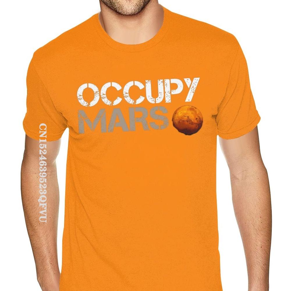 Family Elon Musk Occupy Mars Tshirt Vintage Fashion CCCP Cotton Male Plus Size Black T-Shirts Camisa Streetwear