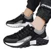 Men's 2025 Korean Style Low-Top Running Shoes - Trendy, Non-Slip, Thick-Soled, Versatile Casual Dad Shoes.