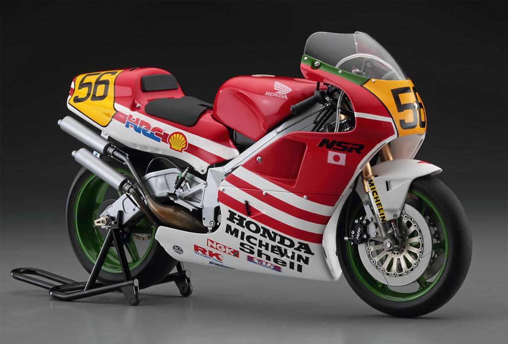 Hasegawa Bari Bari Densetsu Honda NSR500 Scale Plastic Model Kit SP690 "Koma Gun" 1/12