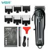 VGR 282 Original Electric Hair Clipper Professional Adjustable Blade Hair Trimmer for Men Beard Oil Head Clipper Hair Cutting Machine Digital Display
