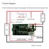 DC 500V 10A Digital Voltmeter Adjustable Voltmeter Ammeter 0.28 Inch 4-Digit Red Blue LED Dual Display Amp Volt Meter Gauge