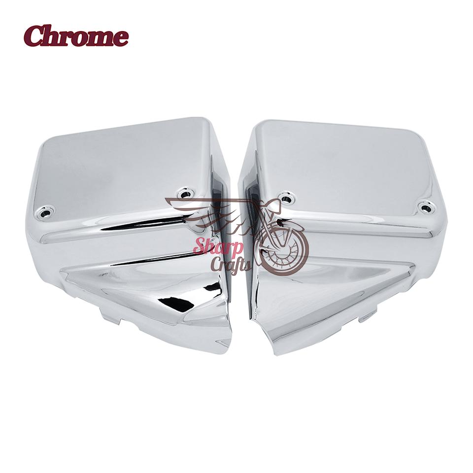 Motorcycle ABS Plastic Battery Side Fairing Covers For Honda Shadow Spirit VT750 DC 2000-2009 Black Widow 2000-2007 Panel Frame