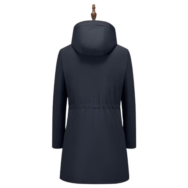 YSDL Women s Mid-Length Down Jacket with Knitted Inner Collar 4XL