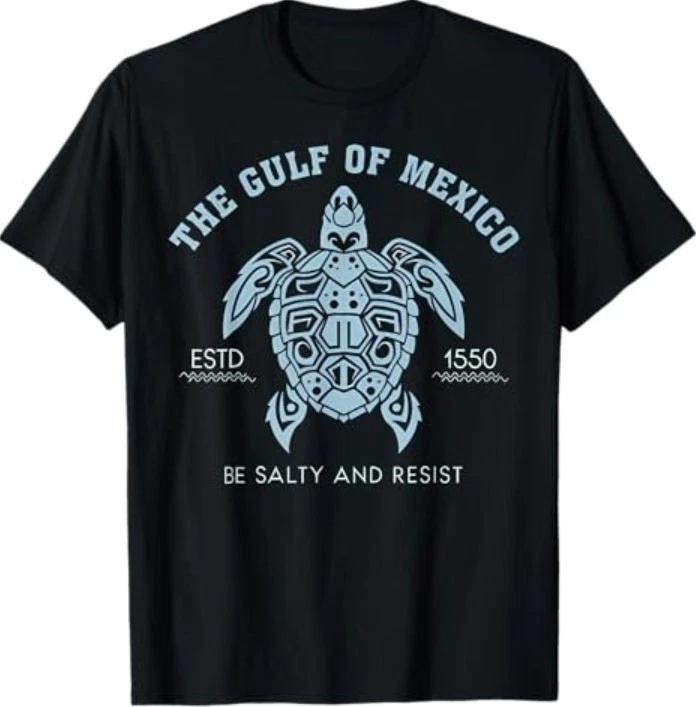 Gulf of Mexico Estd 1550 Turtle BE SALTY AND RESIST T-Shirt S