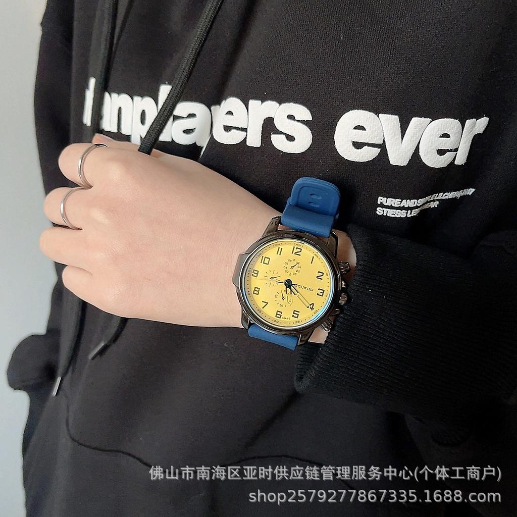 Trend Watch Male Teen Female Student Simple Casual Sports Silicone Neutral Watch