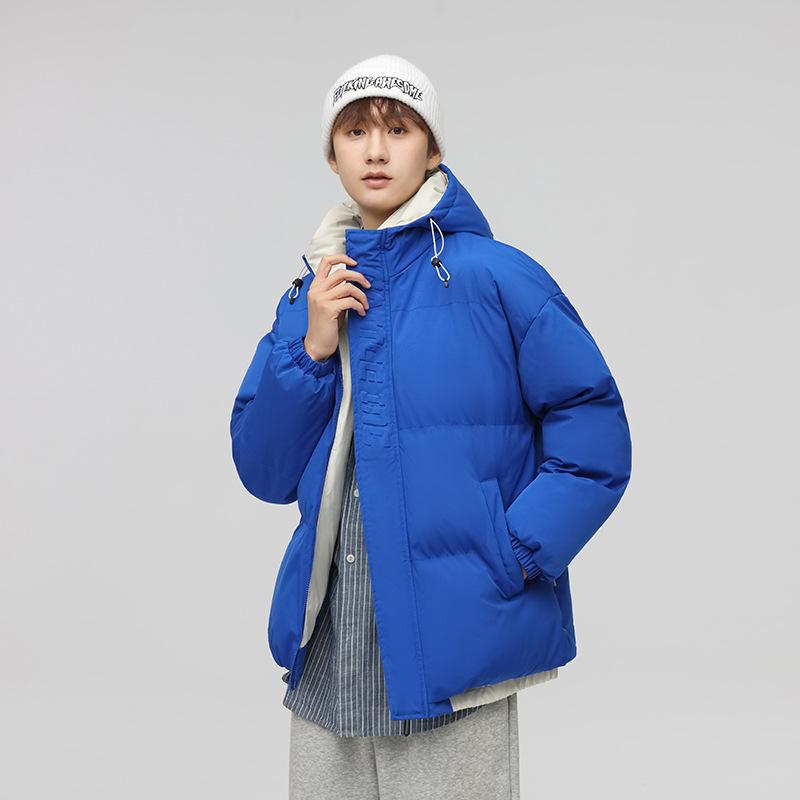 

Зимнее пальто с капюшоном и хлопковой подкладкой, мужская и женская свободная одежда из хлопка, утолщенное и теплое, подростковое универсальное пальто, верх 3XL