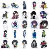 Giyu Tomioka Waterproof Stickers: 50 High-Definition Demon Slayer Characters for Journals and Stationery