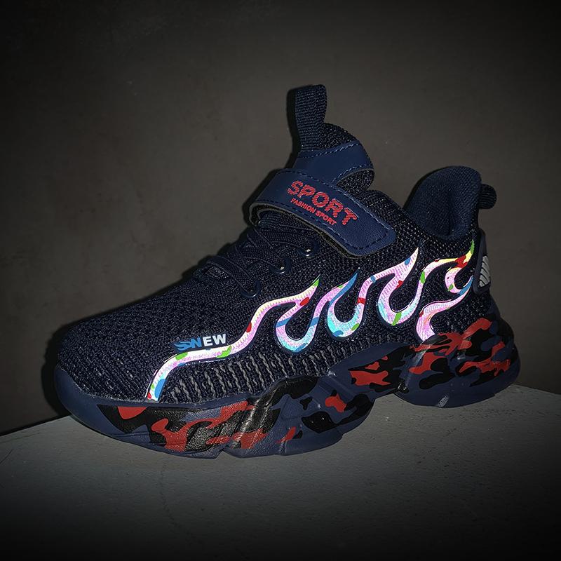 Spring and Autumn New Kids Shoes Children's Fashion Boy Running Sneakers Non-slip Lightweight Sports Children Shoes