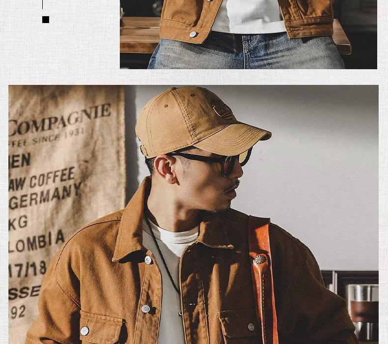 Men's Khaki Retro Workwear Jacket (Spring & Autumn 2022)
