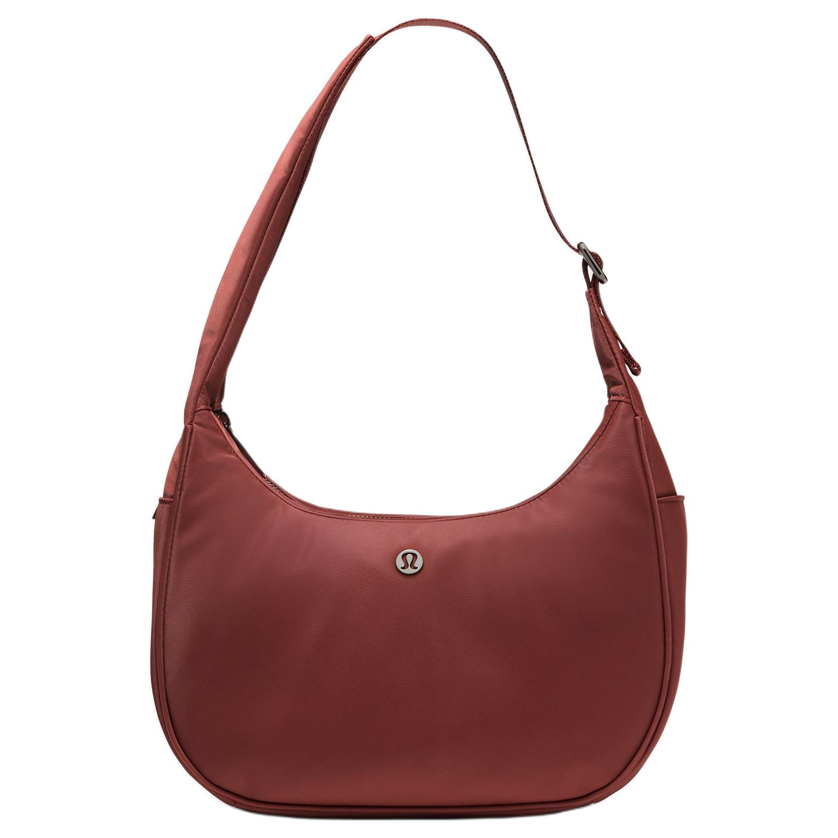 

Lululemon City Essentials 4L Adjustable Strap Waterproof Recycled Nylon Shoulder Bag Women bags Rocky-Orange LW9FRTS-071195 Rock Wood Orange