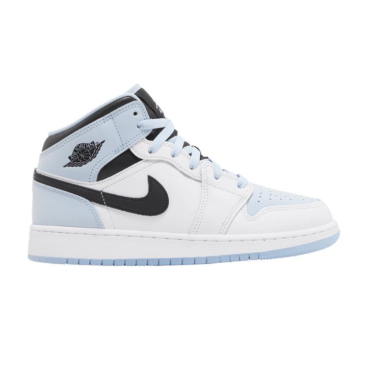 Air Jordan 1 Mid SE GS White Ice Blue 36
