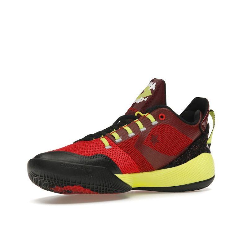 Converse All Star BB Shift Monster Clash - Red Unisex Sneakers Dark-Beetroot Yellow A01245C