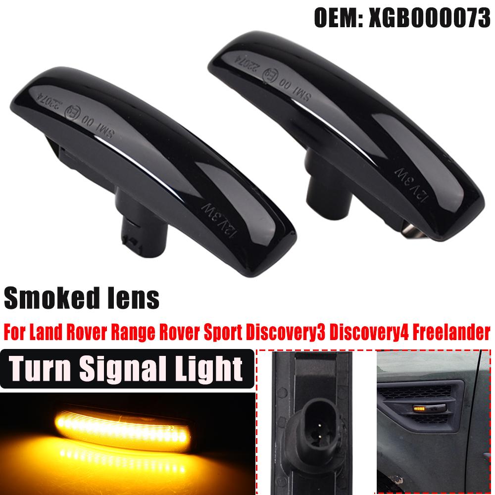 Dynamic Blinker LED Side Marker Turn Signal Light for Rover Sport L320 Land Rover LR2 Freelander 2 L359 LR3 LR4 Discovery L319